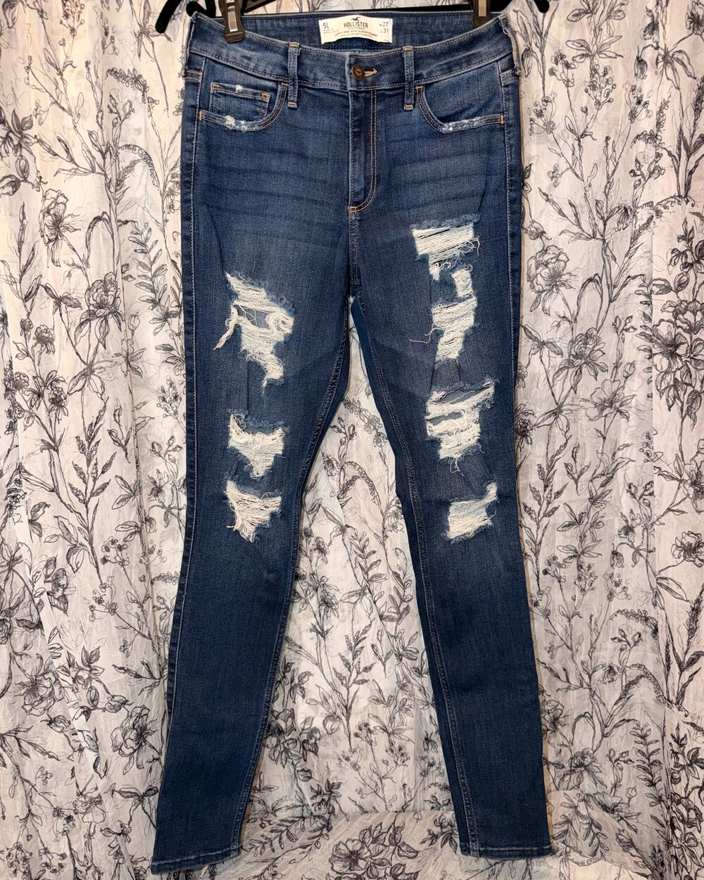 Hollister Curvy Mid-Rise Super Skinny Jeans
